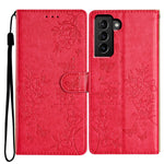 Custodia per cellulare in pelle con farfalle e fiori, For Samsung Galaxy S20 FE, For Samsung Galaxy S22 Ultra 5G, For Samsung Galaxy S22+ 5G, For Samsung Galaxy S22 5G