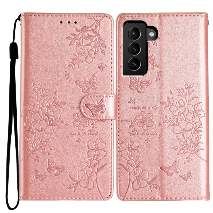 Custodia per cellulare in pelle con farfalle e fiori, For Samsung Galaxy S20 FE, For Samsung Galaxy S22 Ultra 5G, For Samsung Galaxy S22+ 5G, For Samsung Galaxy S22 5G
