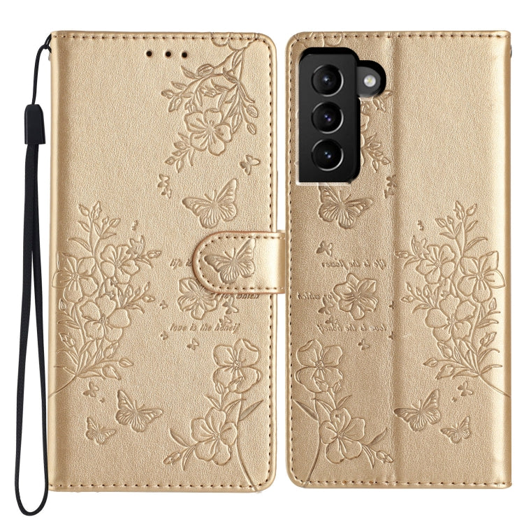 Custodia per cellulare in pelle con farfalle e fiori, For Samsung Galaxy S20 FE, For Samsung Galaxy S22 Ultra 5G, For Samsung Galaxy S22+ 5G, For Samsung Galaxy S22 5G