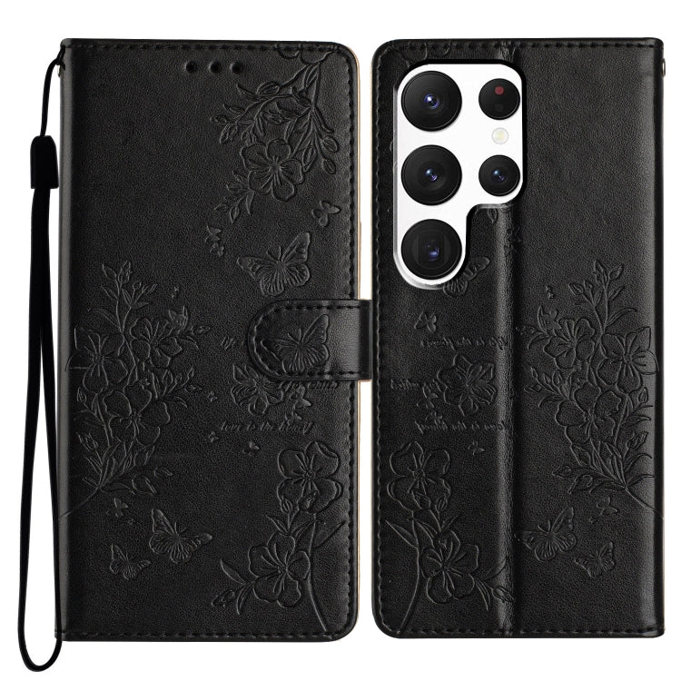 Custodia per cellulare in pelle con farfalle e fiori, For Samsung Galaxy S20 FE, For Samsung Galaxy S22 Ultra 5G, For Samsung Galaxy S22+ 5G, For Samsung Galaxy S22 5G