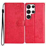 Custodia per cellulare in pelle con farfalle e fiori, For Samsung Galaxy S20 FE, For Samsung Galaxy S22 Ultra 5G, For Samsung Galaxy S22+ 5G, For Samsung Galaxy S22 5G