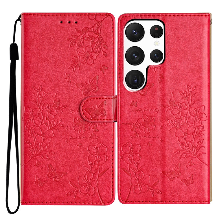 Custodia per cellulare in pelle con farfalle e fiori, For Samsung Galaxy S20 FE, For Samsung Galaxy S22 Ultra 5G, For Samsung Galaxy S22+ 5G, For Samsung Galaxy S22 5G