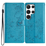 Custodia per cellulare in pelle con farfalle e fiori, For Samsung Galaxy S20 FE, For Samsung Galaxy S22 Ultra 5G, For Samsung Galaxy S22+ 5G, For Samsung Galaxy S22 5G