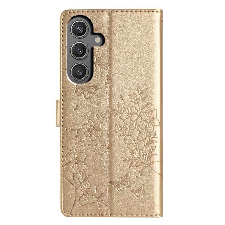 Custodia per cellulare in pelle con farfalle e fiori, For Samsung Galaxy S23 FE 5G, For Samsung Galaxy S23 Ultra 5G, For Samsung Galaxy S23+ 5G, For Samsung Galaxy S23 5G