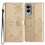 Custodia per cellulare in pelle con farfalle e fiori, For Samsung Galaxy S25 Edge 5G, For Samsung Galaxy S24 Ultra 5G, For Samsung Galaxy S24+ 5G, For Samsung Galaxy S24 5G