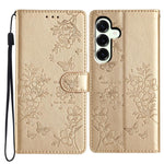 Custodia per cellulare in pelle con farfalle e fiori, For Samsung Galaxy S26 Edge 5G, For Samsung Galaxy S26 Ultra 5G, For Samsung Galaxy S26 5G, For Samsung Galaxy S25 FE 5G