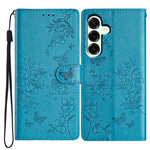Custodia per cellulare in pelle con farfalle e fiori, For Samsung Galaxy S26 Edge 5G, For Samsung Galaxy S26 Ultra 5G, For Samsung Galaxy S26 5G, For Samsung Galaxy S25 FE 5G