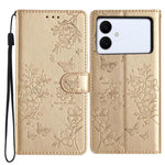 Custodia per cellulare in pelle con farfalle e fiori, For Samsung Galaxy S26 Edge 5G, For Samsung Galaxy S26 Ultra 5G, For Samsung Galaxy S26 5G, For Samsung Galaxy S25 FE 5G