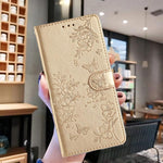 Custodia per cellulare in pelle con farfalle e fiori, For Samsung Galaxy S26 Edge 5G, For Samsung Galaxy S26 Ultra 5G, For Samsung Galaxy S26 5G, For Samsung Galaxy S25 FE 5G