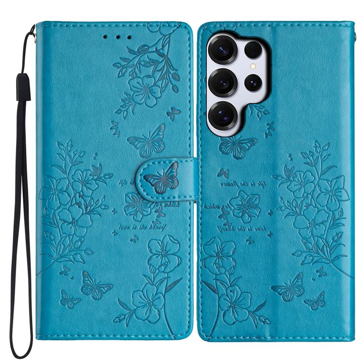Custodia per cellulare in pelle con farfalle e fiori, For Samsung Galaxy S26 Edge 5G, For Samsung Galaxy S26 Ultra 5G, For Samsung Galaxy S26 5G, For Samsung Galaxy S25 FE 5G