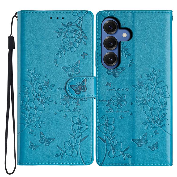 Custodia per cellulare in pelle con farfalle e fiori, For Samsung Galaxy S26 Edge 5G, For Samsung Galaxy S26 Ultra 5G, For Samsung Galaxy S26 5G, For Samsung Galaxy S25 FE 5G