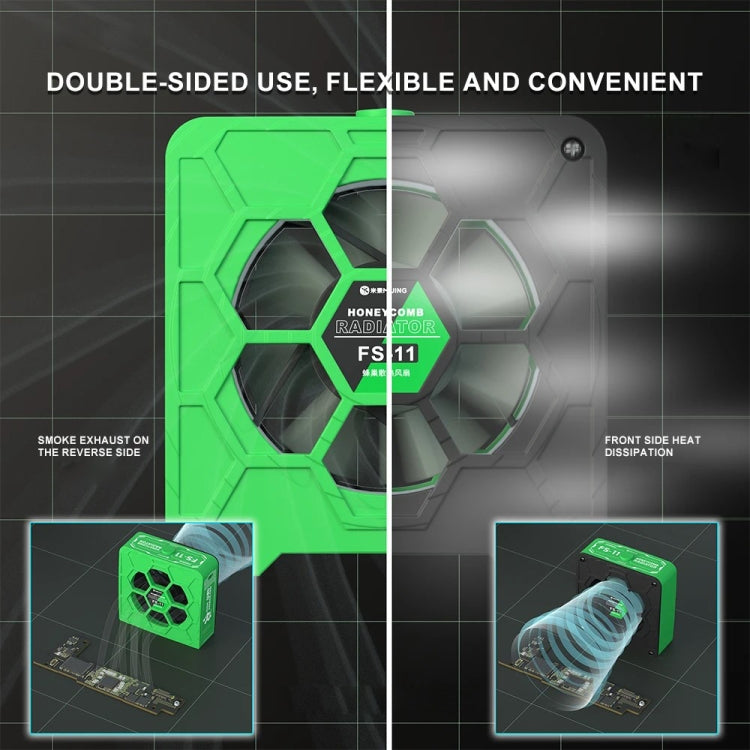 Mijing FS-11 Cooling + UV Curing + Honeycomb Radiant Fan for Fume Extraction