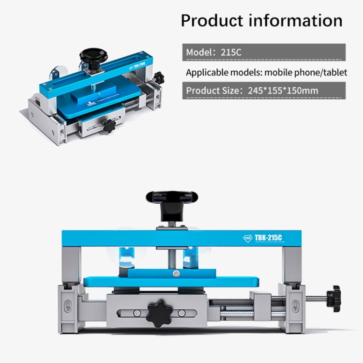 TBK-215C Central Frame Deformation Correction Repair Device + Screen Pressure Holding + Bending Correction, TBK-215C