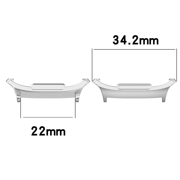 1 paio di connettori per cinturino in lega di zinco da 22 mm, For Samsung Galaxy Watch Ultra 47mm / Ultra 2025