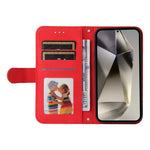 Custodia per telefono in pelle con bottone in metallo e motivo albero della vita Skin Feel, For Samsung Galaxy S25 Ultra 5G, For Samsung Galaxy S24 FE 5G