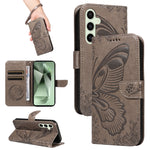 Custodia per telefono in pelle goffrata farfalla a coda di rondine, For Galaxy S25 Ultra 5G, For Galaxy S24 FE 5G