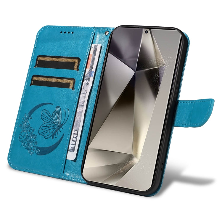 Custodia per telefono in pelle goffrata farfalla a coda di rondine, For Galaxy S25 Ultra 5G, For Galaxy S24 FE 5G