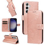 Custodia per telefono in pelle goffrata farfalla a coda di rondine, For Galaxy S26 5G, For Galaxy S25 FE 5G, For Galaxy S25 / S24 5G, For Galaxy S25+ / S24+ 5G