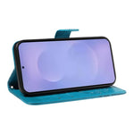 Custodia per telefono in pelle goffrata farfalla a coda di rondine, For Galaxy S26 5G, For Galaxy S25 FE 5G, For Galaxy S25 / S24 5G, For Galaxy S25+ / S24+ 5G