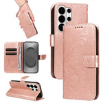 Custodia per telefono in pelle goffrata farfalla a coda di rondine, For Galaxy S26 FE 5G, For Galaxy S26+ 5G, For Galaxy S26 Edge 5G, For Galaxy S26 Ultra 5G
