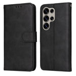 Custodia per telefono con flip in pelle di vitello con texture classica, For Galaxy S25 Ultra 5G, For Galaxy S24 FE 5G