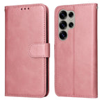 Custodia per telefono con flip in pelle di vitello con texture classica, For Galaxy S25 Ultra 5G, For Galaxy S24 FE 5G