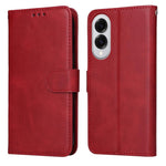 Custodia per telefono con flip in pelle di vitello con texture classica, For Galaxy S26 5G, For Galaxy S25 Edge 5G, For Galaxy S25 5G, For Galaxy S25+ 5G