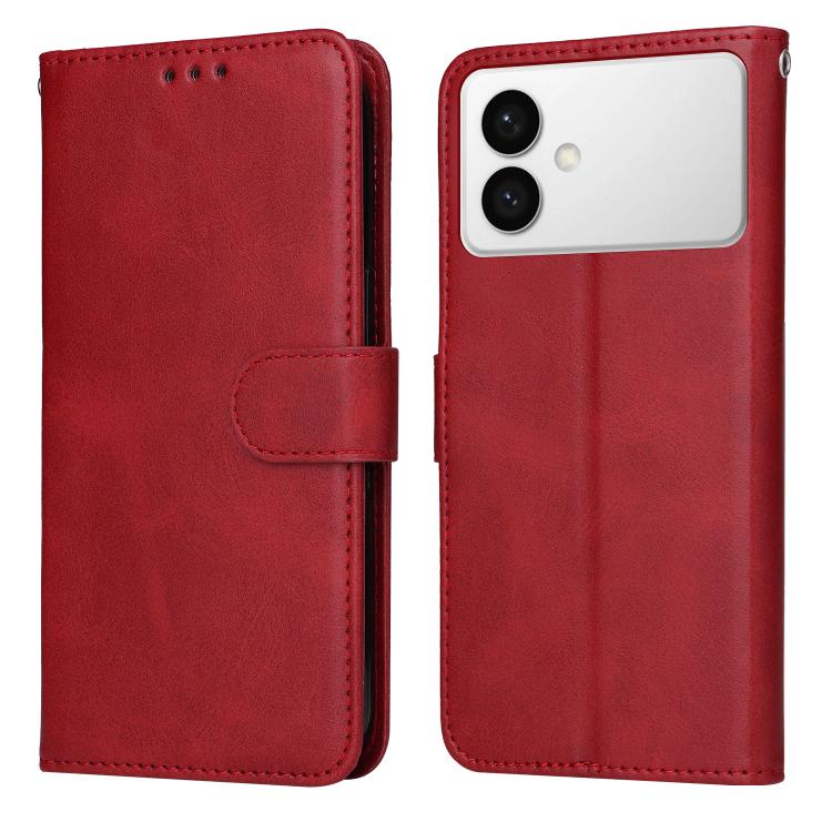 Custodia per telefono con flip in pelle di vitello con texture classica, For Galaxy S26 FE 5G, For Galaxy S26+ 5G, For Galaxy S26 Edge 5G, For Galaxy S26 Ultra 5G
