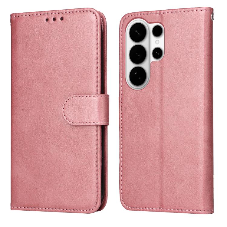Custodia per telefono con flip in pelle di vitello con texture classica, For Galaxy S26 FE 5G, For Galaxy S26+ 5G, For Galaxy S26 Edge 5G, For Galaxy S26 Ultra 5G