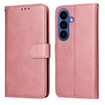 Custodia per telefono con flip in pelle di vitello con texture classica, For Galaxy S26 FE 5G, For Galaxy S26+ 5G, For Galaxy S26 Edge 5G, For Galaxy S26 Ultra 5G