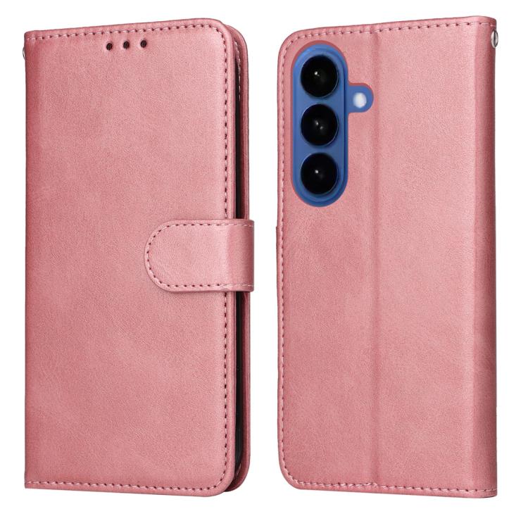 Custodia per telefono con flip in pelle di vitello con texture classica, For Galaxy S26 FE 5G, For Galaxy S26+ 5G, For Galaxy S26 Edge 5G, For Galaxy S26 Ultra 5G