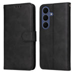 Custodia per telefono con flip in pelle di vitello con texture classica, For Galaxy S26 FE 5G, For Galaxy S26+ 5G, For Galaxy S26 Edge 5G, For Galaxy S26 Ultra 5G
