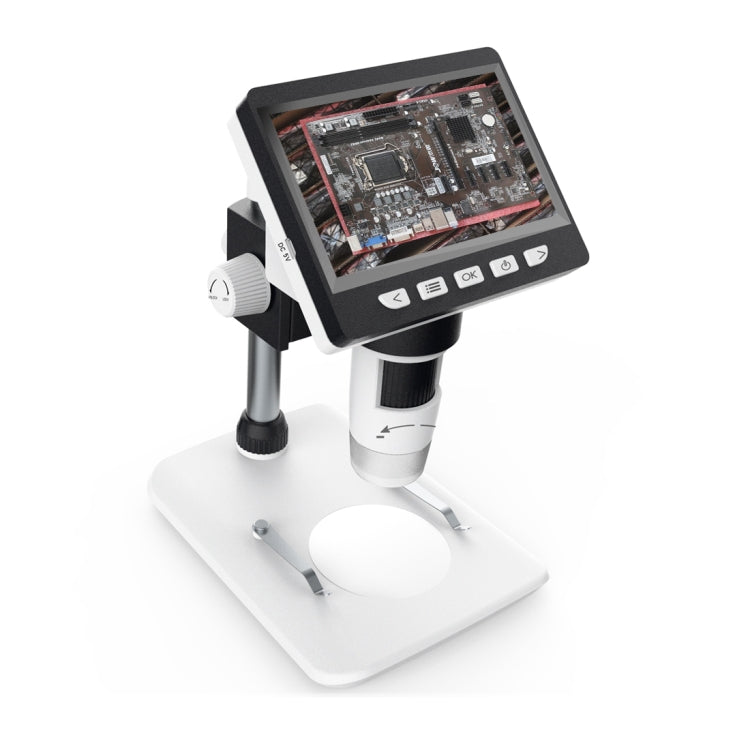 0-40mm 1080P 4.3 inch HD Digital Electronic Microscope with LCD Screen for Cell Phone Repair