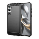Custodia per telefono in TPU con texture spazzolata in fibra di carbonio, For Galaxy S26 FE 5G, For Samsung Galaxy S26+ 5G, For Samsung Galaxy S26 Edge 5G, For Samsung Galaxy S26 Ultra 5G, For Samsung Galaxy S25 FE 5G, For Samsung Galaxy S25 Edge 5G   ...