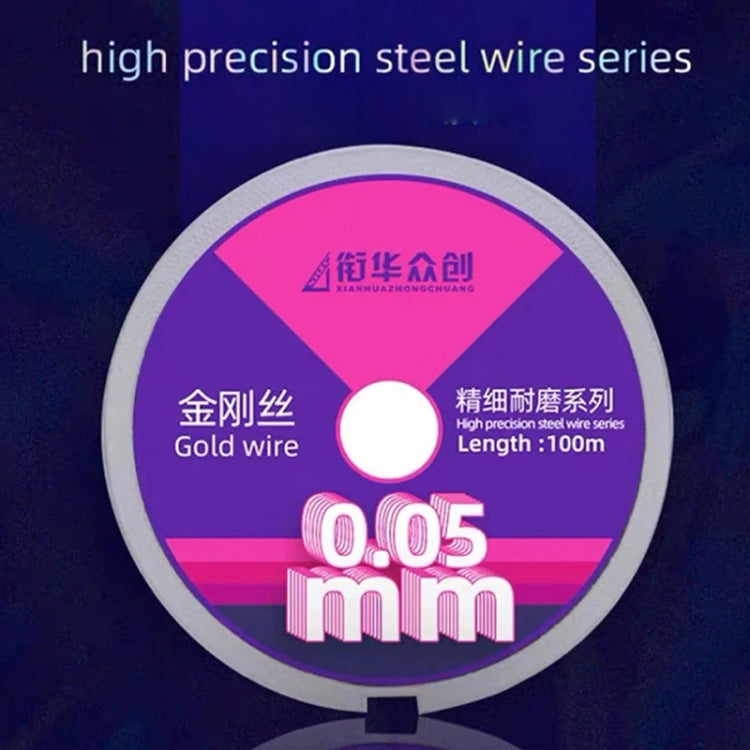 Diamond Wire for LCD Screen Separation Straight, 0.1mm x 100m, 0.06mm x 100m, 0.08mm x 100m