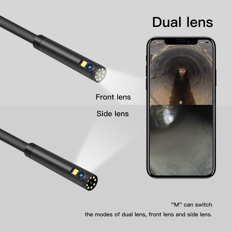 Endoscopio digitale WiFi doppia fotocamera 1080P IP68
