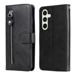 Custodia per cellulare in pelle con cerniera alla moda, For Galaxy S25 Ultra 5G, For Galaxy S24 FE 5G