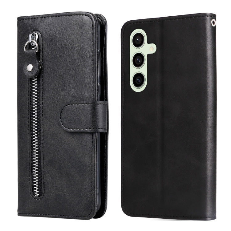 Custodia per cellulare in pelle con cerniera alla moda, For Galaxy S25 Ultra 5G, For Galaxy S24 FE 5G