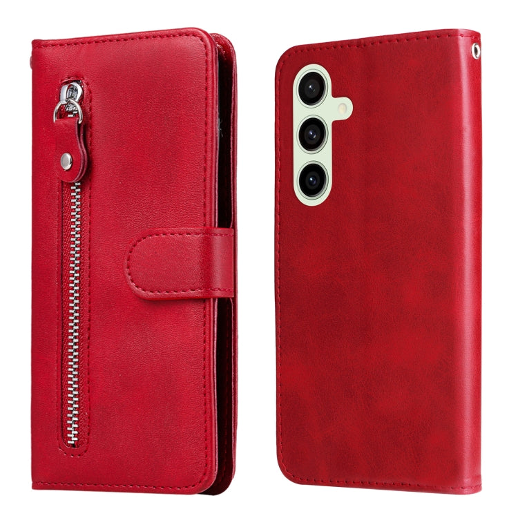 Custodia per cellulare in pelle con cerniera alla moda, For Galaxy S25 Ultra 5G, For Galaxy S24 FE 5G