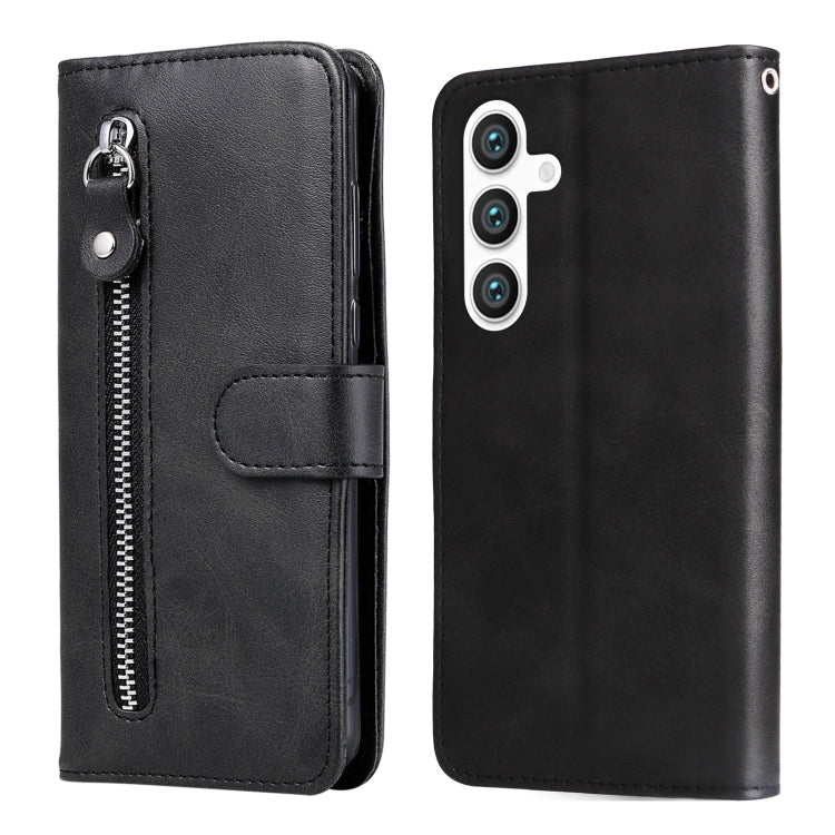 Custodia per cellulare in pelle con cerniera alla moda, For Galaxy S26 5G, For Galaxy S25 Edge 5G, For Galaxy S25 5G, For Galaxy S25+ 5G