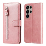Custodia per cellulare in pelle con cerniera alla moda, For Galaxy S25 Ultra 5G, For Galaxy S24 FE 5G
