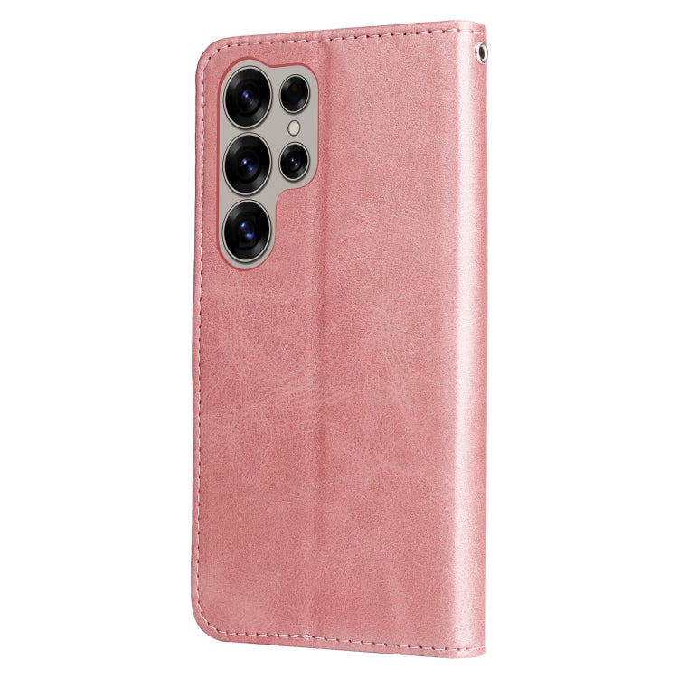 Custodia per cellulare in pelle con cerniera alla moda, For Galaxy S25 Ultra 5G, For Galaxy S24 FE 5G