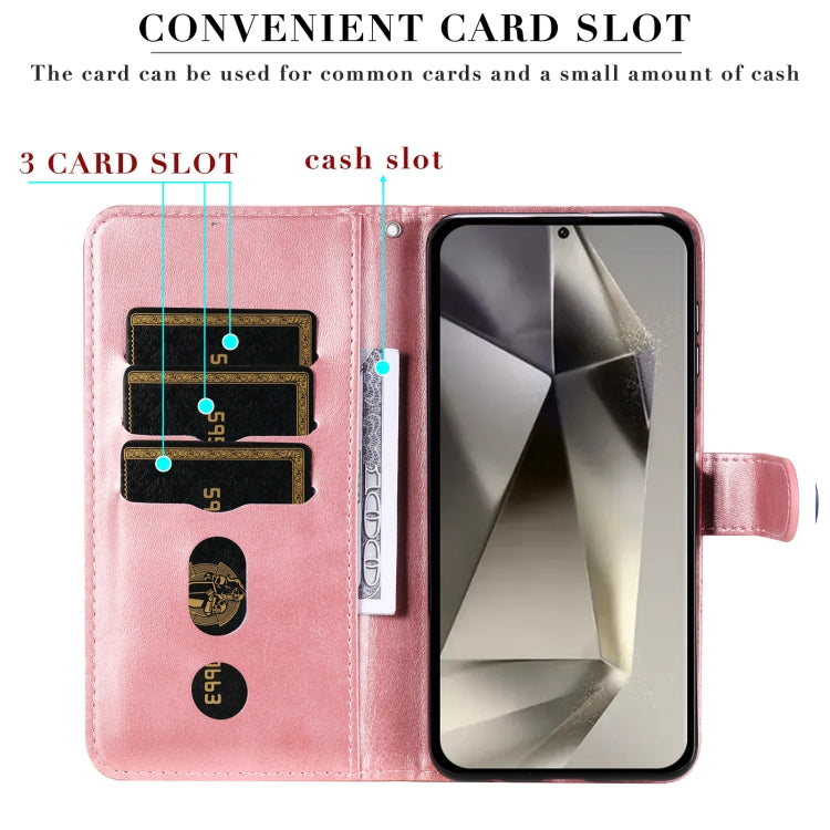 Custodia per cellulare in pelle con cerniera alla moda, For Galaxy S25 Ultra 5G, For Galaxy S24 FE 5G