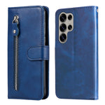 Custodia per cellulare in pelle con cerniera alla moda, For Galaxy S25 Ultra 5G, For Galaxy S24 FE 5G