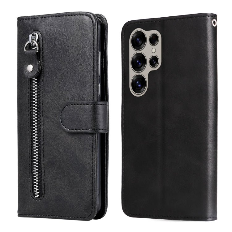 Custodia per cellulare in pelle con cerniera alla moda, For Galaxy S25 Ultra 5G, For Galaxy S24 FE 5G