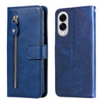 Custodia per cellulare in pelle con cerniera alla moda, For Galaxy S26 5G, For Galaxy S25 Edge 5G, For Galaxy S25 5G, For Galaxy S25+ 5G