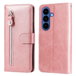 Custodia per cellulare in pelle con cerniera alla moda, For Galaxy S26 5G, For Galaxy S25 Edge 5G, For Galaxy S25 5G, For Galaxy S25+ 5G