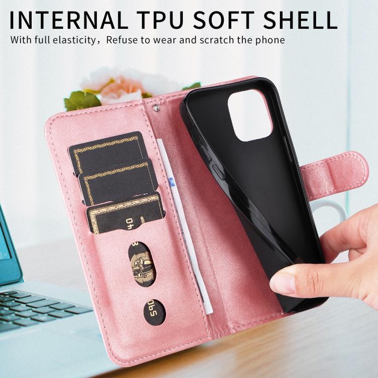 Custodia per cellulare in pelle con cerniera alla moda, For Galaxy S26 5G, For Galaxy S25 Edge 5G, For Galaxy S25 5G, For Galaxy S25+ 5G