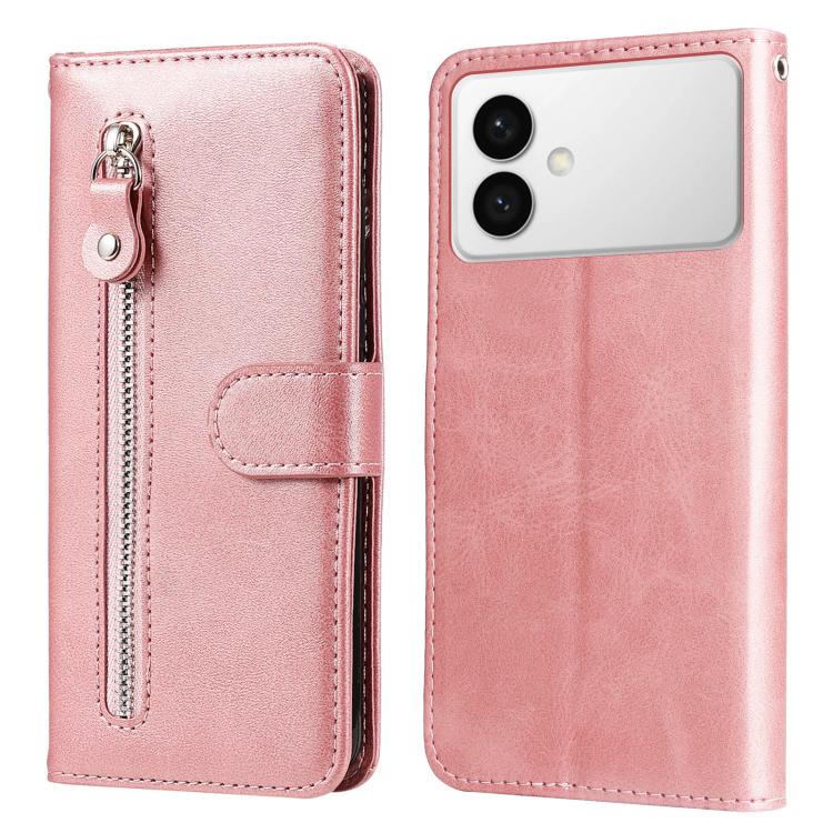 Custodia per cellulare in pelle con cerniera alla moda, For Galaxy S26 FE 5G, For Galaxy S26+ 5G, For Galaxy S26 Edge 5G, For Galaxy S26 Ultra 5G