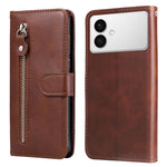 Custodia per cellulare in pelle con cerniera alla moda, For Galaxy S26 FE 5G, For Galaxy S26+ 5G, For Galaxy S26 Edge 5G, For Galaxy S26 Ultra 5G